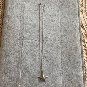 Tiffany & Co Large Starfish Pendant Necklace